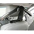 HomeFast Car Seat Headrest Hanger - Blazer, Coat, Jacket, Suit, and Shirt Holder - Universal Backseat Clothes Organizer for Travel and Commute Overcoats Dresses