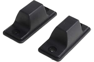 LLLucky 1 par de Almohadillas de plástico de Repuesto para Equipaje con Perno para Bolsas de Equipaje, Soporte para Maleta, pies, Negro