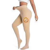 Kamviluer Collant termici da donna, extra spessi, invernali, caldi, con