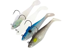 SIDEWINDER LURES SUPER SHADS THE BASS PACK 4" (4 PCS)