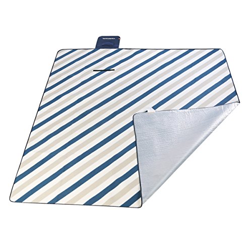 VORCOOL 200x200cm Picknickdecke Wasserdicht mit Tragegriff für Picknicks, Camping - 9