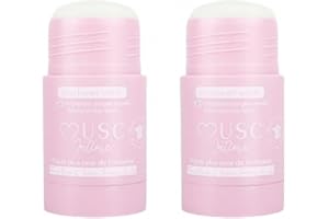 MUSC INTIME La Marque Officielle - Lot de 2 - Déodorant Anti Transpirant - Musc Blanc - Anti Mauvaises Odeurs - 90% D'Ingrédients Naturels - Sans Sel D'Aluminium Ni Pertubateur Endocrinien - 2x50g