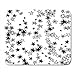 Produktbild HOTNING Gaming Mauspads, Gaming Mouse Pad Primitive Stars Doodle with Black and White Starry Stripes in Simple Childish 11.8"x 9.8" Decor Office Nonslip Rubber Backing Mousepad Mouse Mat