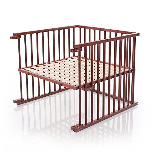 Preisvergleich Produktbild babybay Kinderbett-Umbausatz für Original, dunkelbraun lackiert