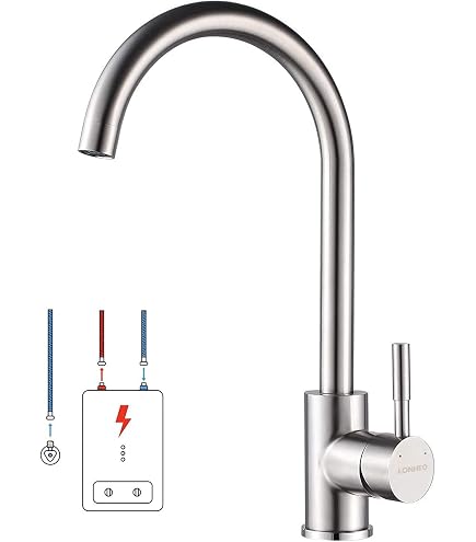 American Standard Spültischarmatur – Mit Oberer Verstrebung, Vakuumauslauf, 15,2 Cm, Einfache Montage