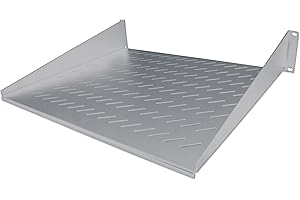 Intellinet 19" Fachboden zur Frontmontage 2 HE ( Montage an den beiden vorderen Profilschienen ) 250 mm Tiefe grau 712217