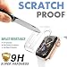 Produktbild PC Cover Schutz für Apple Watch Series 4 40mm | Weich Bumper Stoßdämpfer Case Hülle | Vollschutz Display | Schutzhülle Zubehör Fall Abdeckungs Haut Fingerabdrücke Kasten Abdeckungs (Transparent)