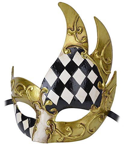 Kapmore Maskerade Maske für Männer Vintage Musikalische Design Stil Prom Mardi Gras Maske - 2