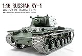 Tanque metal 1:16 con batería litio li-ion