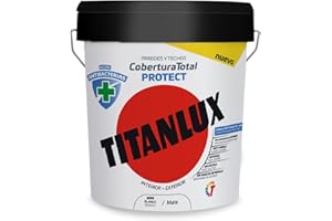 Titanlux Cobertura Total Protect pintura para paredes antibacterias Blanco 4L