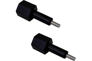 IMM 2-Pack Replacement for Hoshizaki 434168G-01 Black Thumbscrew