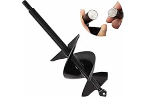 SYITCUN Tariere Jardin perceuse amélioré 8x30cm perceuse Jardinage Foret Spirale pour perceuse tariere perceuse tarriere Jardin perceuse pour Jardin tarriere de Jardin pour perceuse Foret de tarriere Foret