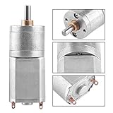 motor cc 12v alto torque Hecho de metal completo: Hecho de metal de alta calidad, lo que garantiza una vida útil más larga, un par alto y menos ruido