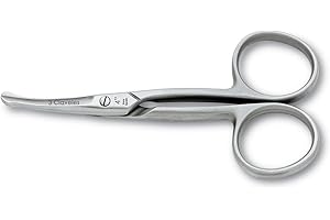 3 Claveles Ciseaux pour ongles de bébé Coupe-ongles bébé nouveau-né courbe ciseaux manucure enfant avec pointe fine et courbée sécurité pour bébé 40 g