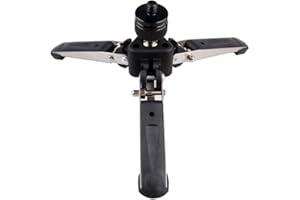 Andoer - Base de Tres Patas Universal para Soporte de cámaras DSLR, Plegable con Rosca de 3/8"