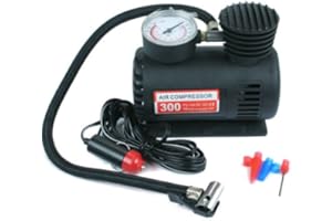 ChoicefullBargain 2X 12V COMPACT AIR COMPRESSOR PUMP BIKE CAR VAN TYRE INFLATOR BICYCLE BALL