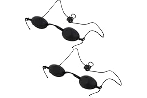 DULSPUE Occhiali Solarium UV, Occhialini Solarium, Occhialini Sole, Occhiali Protettivi Laser Occhiali Di Sicurezza Occhiali Di Protezione per Beauty Clinic(2 Pezzi)