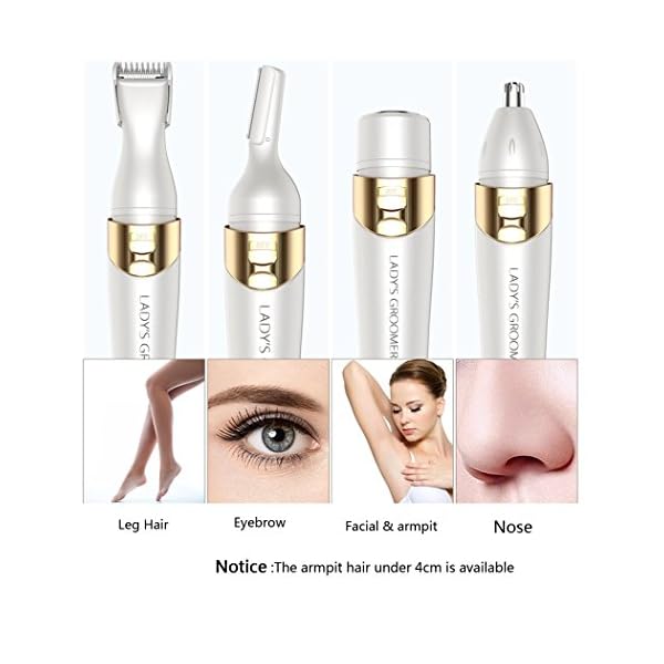 Womens Trimmer Kapmore Hair Trimmer 4 In 1 Electric Nose Trimmer