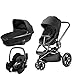 Quinny Moodd with Carrycot Black Devotion and Pebble Black Devotion