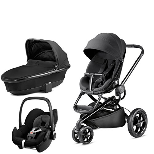 Quinny Moodd with Carrycot Black Devotion and Pebble Black Devotion
