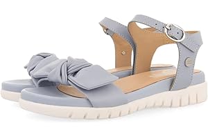 GIOSEPPO Sandalias Azules DE Piel Suave con Detalle DE Lazo para NIÑA TAVAI