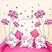 Produktbild wandaufkleber pvcWand-aufkleber Tv Hintergrund Wandaufkleber Malen Die Bettkopf Wand Dekorative Flowerself-stick 260 x 150cm Alfalfa