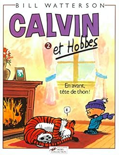 jaquette livre Calvin et Hobbes, tome 2 : En avant, tête de thon !