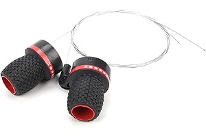 KEENSO Poignée de Dérailleur de Changement de Vitesse de Vélo, Transmission de Changement de Vitesse de Poignée de Torsion de Poignée de Dérailleur de Changement de Vitesse de Vélo