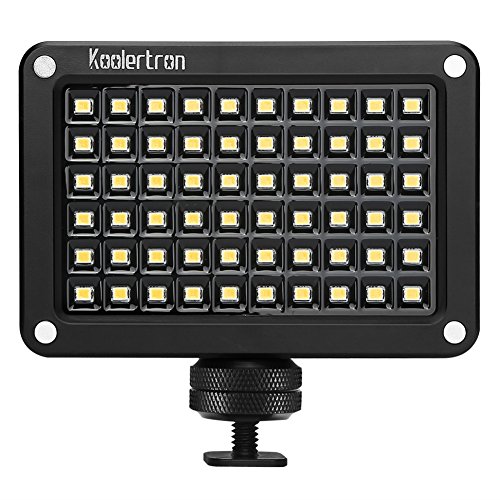 Koolertron Lampe de Cam  ra 60 LEDs Haute Puissance Lumi  re de Vid  o Eclairage pour Appareils photo reflex SLR Canon  Nikon  Pentax  Panasonic SONY  Samsung Olympus etc 