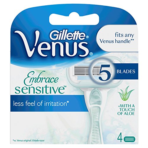 Gillette Venus Embrace Sensitive Women's Razor Blades - Pack of 4