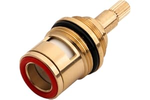 RANRAO Wasserhahn Ventiloberteil G3/4 Wasserhahn-Kartusche Keramik Messing Scheibe Wasserhahn Ersatz Ventile Wasserhahn Ventile Armaturen für Bad Küche