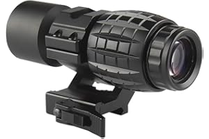 Ranstac 3X loupe portée Fusil viseur télescope avec Rabat sur Le côté 20mm Picatinny Weaver Rail Mount CJ/MZJ-05