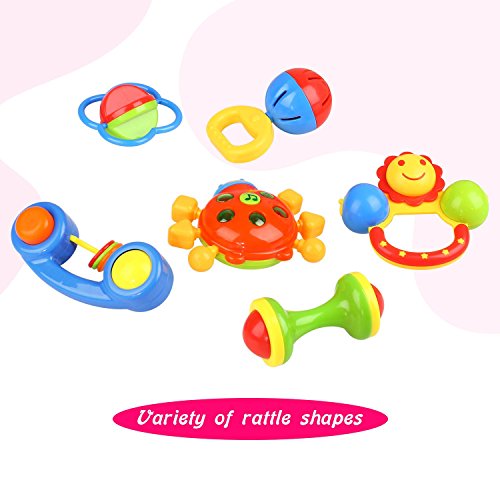 Peradix Baby Greifling Rassel Spielzeug - 5