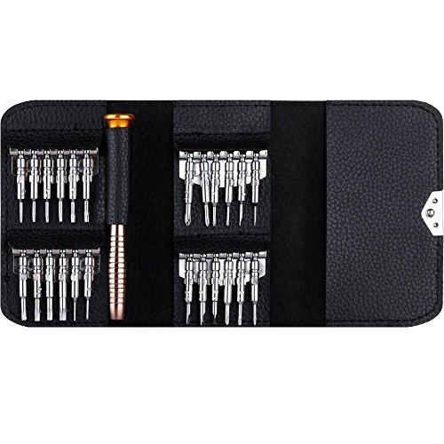 CymuRos Mini Schraubendreher Set 25-teilig Präzisions Minischraubenziehern Werkzeugset für Smartphone PC Laptop Tablet