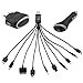 Produktbild HF 12in1 Universal Handy Auto Ladegerät Smartphone Tablet PC iphone 3 4 4S ipad 1 2 3 4 LG, Motorola, Nokia, Samsung, Siemens und Sony Ericsson, PDA und MP3 Player