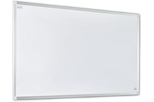 ‎DR.TAFEL Dr.Tafel Whiteboard Magnetisch mit Stiftablage 120 x 90 cm - 1 Stück - Magnettafel mit Magnete Stift - White Board Trocken Abwischbar - Magnetboard C7-Rahmen