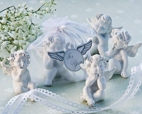 Artisano Designs "Little Angel Cherub Figurine Favors, Set of 4