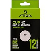 STIGA Unisex Adult Cup 40+ Table Tennis Balls