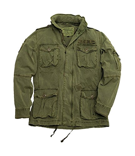 Alpha Industries Arlington bergangsjacke Bone Whi