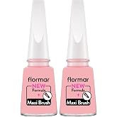 Flormar Klasik Parlak Bitişli Y&uuml;ksek Pigmentli Oje Nail Enamel 077 Light Pink New (2 paketi)
