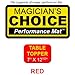 Produktbild Table Topper Close-Up Mat (RED - 7x12.5) by Ronjo - Tric