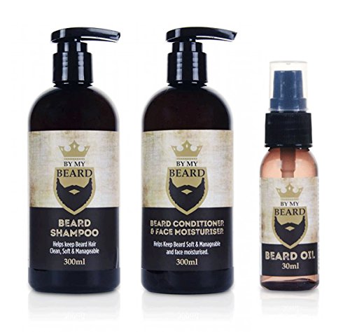 By My Beard Care Kit - Shampoo, Conditioner&Face Moisturiser and Oil