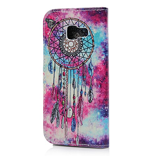 Hülle für Samsung Galaxy A5 2016 Hülle Badalink Schutzhülle Leder TPU Handyhülle Traumfänger Handytasche Wallet Case Ständer Magnet-Schloss Handyhülle Case Cover Flipcase+Mehrfunktional Touch Pen+Staubschutz - 4