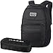 Produktbild DAKINE 2er SET Laptop Rucksack Schulrucksack 33l CAMPUS DLX + SCHOOL CASE XL Mäppchen Black