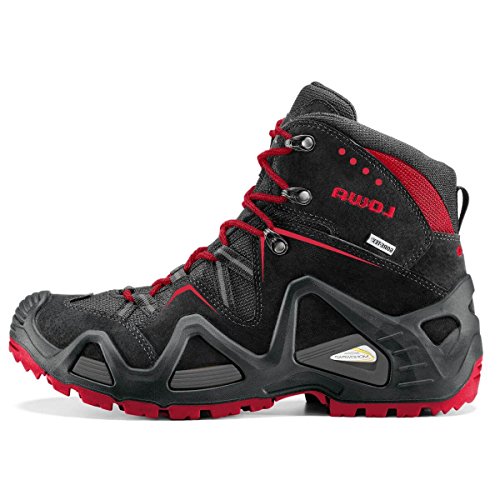 Lowa Rex GTX Mid ★ Schwarz, Rot, Blau | Outdoor-Schuhe | hochwertiges Veloursleder | GORE-TEX | PU-Spitzenschutz | Monowrap Technologie ✔ Geschlossene Lasche ✔ lange Lebensdauer (43, Red) Lowa Rex GTX Mid ★ Schwarz, Rot, Blau | Outdoor-Schuhe | hochwertiges Veloursleder | GORE-TEX | PU-Spitzenschutz | Monowrap Technologie ✔ Geschlossene Lasche ✔ lange Lebensdauer (43, Red)