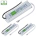 Produktbild NIYIPXL 3 Pack LED Driver 120 Watts Waterproof IP68 Power Supply Transformer Adapter 100V-260V AC to 12V DC Low Voltage Output for LED Light Computer Project Outdoor Light and Any 12V DC led Lights