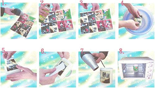 10 Blatt Wasserschiebefolie Decal Papier Transfer Folie DIN A4 transparent für Laserdrucker - 2