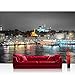 Produktbild Vlies Fototapete 152.5x104cm PREMIUM PLUS Wand Foto Tapete Wand Bild Vliestapete - Türkei Tapete Moschee Türkei Land Skyline Nacht schwarz weiß - no. 1283