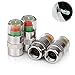 Produktbild fomccu 4 36 psi Reifendruck Indikator Ventil Stem Kappen 3 Farbe Eye Alert (2.4bar)