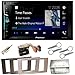 Produktbild Pioneer AVH-A3100DAB Bluetooth USB MP3 Autoradio iPhone iPod Doppel Din CD DVD Touchscreen UKW DivX Einbauset für Ford Focus C-Max Fiesta Transit, Farbe der Radioblende:Anthrazit